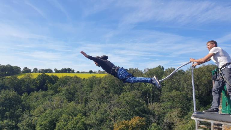 Son tout premier saut à l’élastique avec Elastique record (Témoignage de TOM)